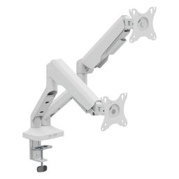 TnB MHFLEXDUALWH Soporte doble para Monitor 17-32" VESA 75x75 a 100x100mm Blanco