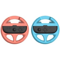 Pack 2 Volantes Subsonic SA5718 Joy-Con Nintendo Switch 2 Turquesa Rojo