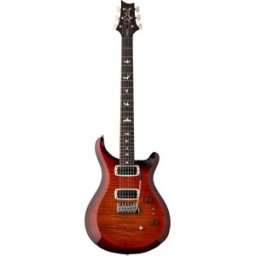 PRS S2 Custom 24-08 Cereza oscura con efecto rayos de sol