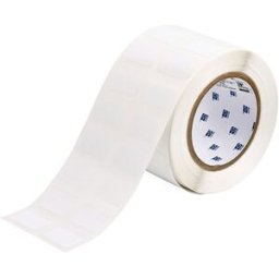 Brady THT-22-423-2 etiqueta de poliéster blanco brillante 31,75 x 19,05 mm