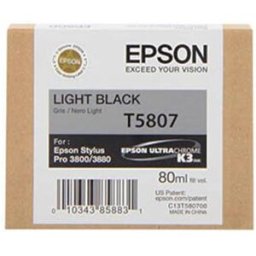 T5807 Cartucho de tinta (Epson T580700) negro claro