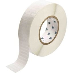 Brady THT-45-423-10 etiqueta de poliéster blanco brillante 38,10 x 6,35 mm