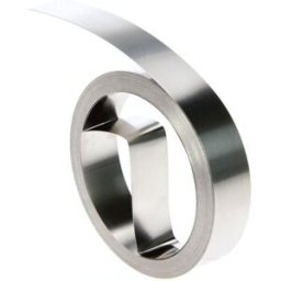 Dymo 32500 (S0720170) cinta no adhesiva de acero inoxidable plateada 12mm