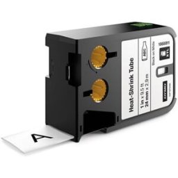 Dymo XTL 1868811 cinta termoretráctil negro sobre blanco 19mm