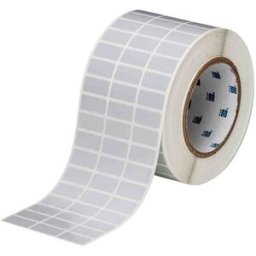 Brady THT-5-413-10 etiqueta de poliéster plata mate 25,40 x 12,70 mm