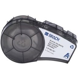 Brady M21-30-423 cinta poliéster negro sobre blanco 38,10 mm x 19,05 mm