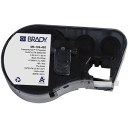 Brady M5-124-492 etiquetas de poliéster Freezerbondz negro sobre blanco 41,91 x 12,7 mm