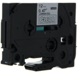 Q-Nomic TZe-135 cinta 12mm texto blanco sobre transparente (8M)