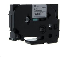 Q-Nomic TZe-243 cinta 18mm texto azul sobre blanco (8M)