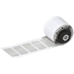 Brady M6-04-7593-SL etiquetas de poliéster laminado plateadas 27 mm x 18 mm