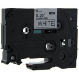 Q-Nomic TZe-222 cinta 9mm texto rojo sobre blanco (8M)