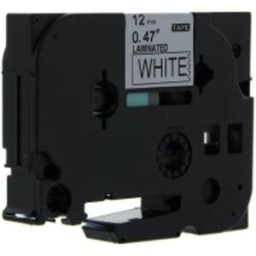 Q-Nomic TZe-233 cinta 12mm texto azul sobre blanco (8M)