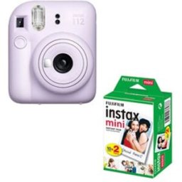 Fujifilm instax mini 12 Lila Pack cámara + Papel foto