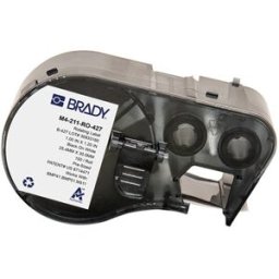 Brady M4-211-RO-427 etiquetas de vinilo laminado negro sobre blanco 25,40 mm x 30,48 mm