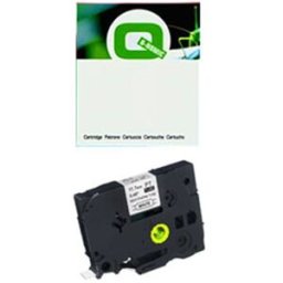 Q-Nomic HSe-231 cinta tubo termorretráctil negro sobre blanco 11,7mm