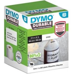 Dymo 1933086 etiqueta de envío negro sobre blanco 104x159mm