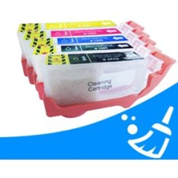 Q-Nomic Pack PGI-520 y CLI-521 limpiador cabezales (5 colores)
