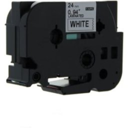 Q-Nomic TZe-252 cinta 24mm texto rojo sobre blanco (8M)