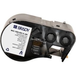 Brady M4C-1000-595-YL-BK cinta de vinilo negro sobre amarillo 25,4 mm x 7,62 m