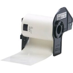 Q-Nomic DK-11207 Etiqueta Precortada Película Plástica CD/DVD 58x58mm