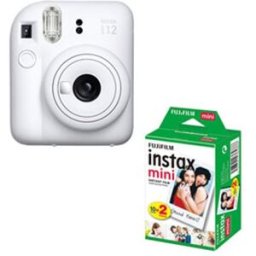 Fujifilm instax mini 12 Blanca Pack cámara + Papel foto