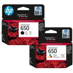 HP 650 Pack Ahorro cartucho de tinta negro + color