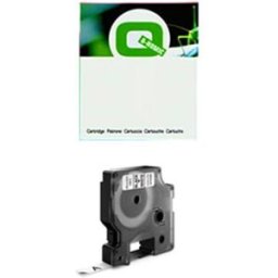 Q-Nomic 2093096 cinta negra sobre blanco 9 mm 10 cintas
