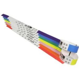 Zebra 10006995-RK adhesivas blancas y borde rojo 25x279mm