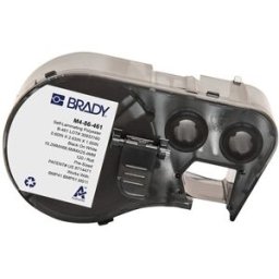 Brady M4-86-461 etiquetas de poliéster laminado negro sobre blanco/transparente 15,24 mm x 66,68 mm x 25,4 mm