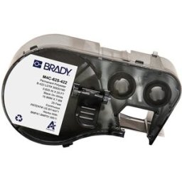 Brady M4C-625-422 etiquetas de poliéster negro sobre blanco 15,88 mm x 7,62 m