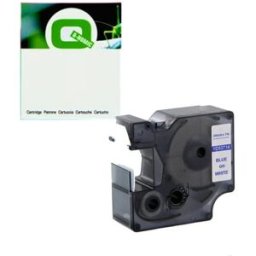 Q-Nomic 53714 (S0720940) cinta poliéster azul sobre blanco 24mm