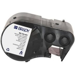 Brady M5-194-481 etiquetas de poliéster negro sobre blanco 19,05 mm x 22,86 mm