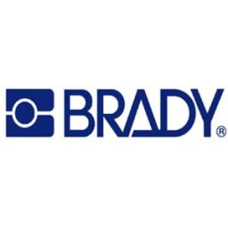 Brady MC1-1000-595-WT-RD cinta de vinilo rojo sobre blanco 25,4 mm x 7,62 m