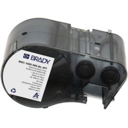 Brady M5C-1500-595-BL-WT cinta de vinilo blanco sobre azul 38,1 mm x 7,62 m