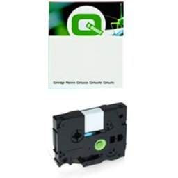 Q-nomic TZe-N221 cinta negro sobre blanco 9 mm