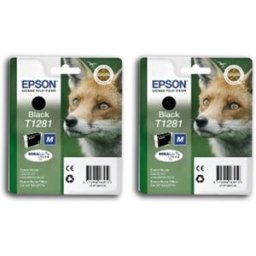 Epson T1281 x 2 Cartuchos de tinta negro