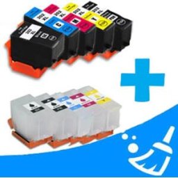 Q-Nomic Pack 202 XL Cartuchos (5 colores) + Limpiadores