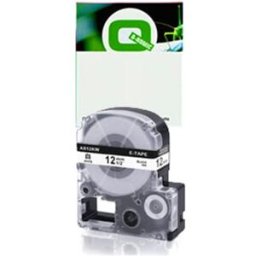 Q-Nomic LK-4WBN cinta negro sobre blanco 12mm x 9M