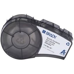 Brady M21-137-423 cinta poliéster negro sobre blanco 50,80 mm x 19,05 mm
