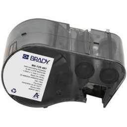 Brady M5-125-461 etiquetas de poliéster laminado negro sobre blanco 44,45 mm x 25,40 mm