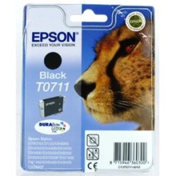 T0711 Cartucho de tinta (Epson T071140) negro