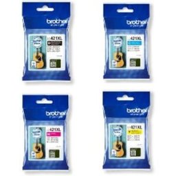 Brother LC-421XL pack 4 cartuchos de tinta