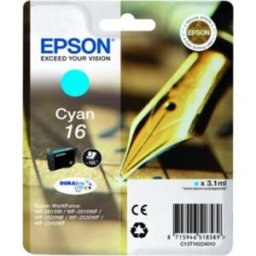 Epson 16 (T1622) Cartucho de tinta cian