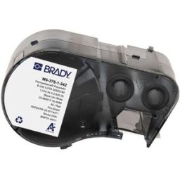 Brady M5-375-1-342 cinta de tubo termocontraíble negro sobre blanco 25,40 mm x 16,38 mm