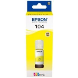 Epson 104 botella de tinta amarillo