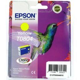 T0804 Cartucho de tinta (Epson T080440) amarillo