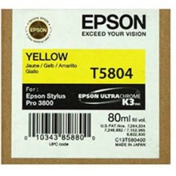 T5804 Cartucho de tinta (Epson T580400) amarillo