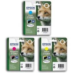 Epson T1286 Pack 3 Cartuchos de tinta color 1282/3/4
