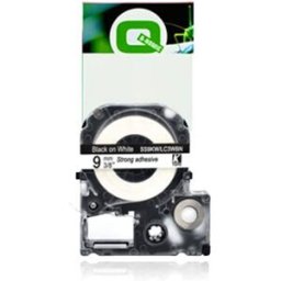 Q-Nomic LK-3WBN cinta negro sobre blanco 9 mm