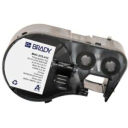 Brady M4C-375-412 etiquetas continuas de polipropileno negro sobre blanco 9,53 mm x 6,10 m